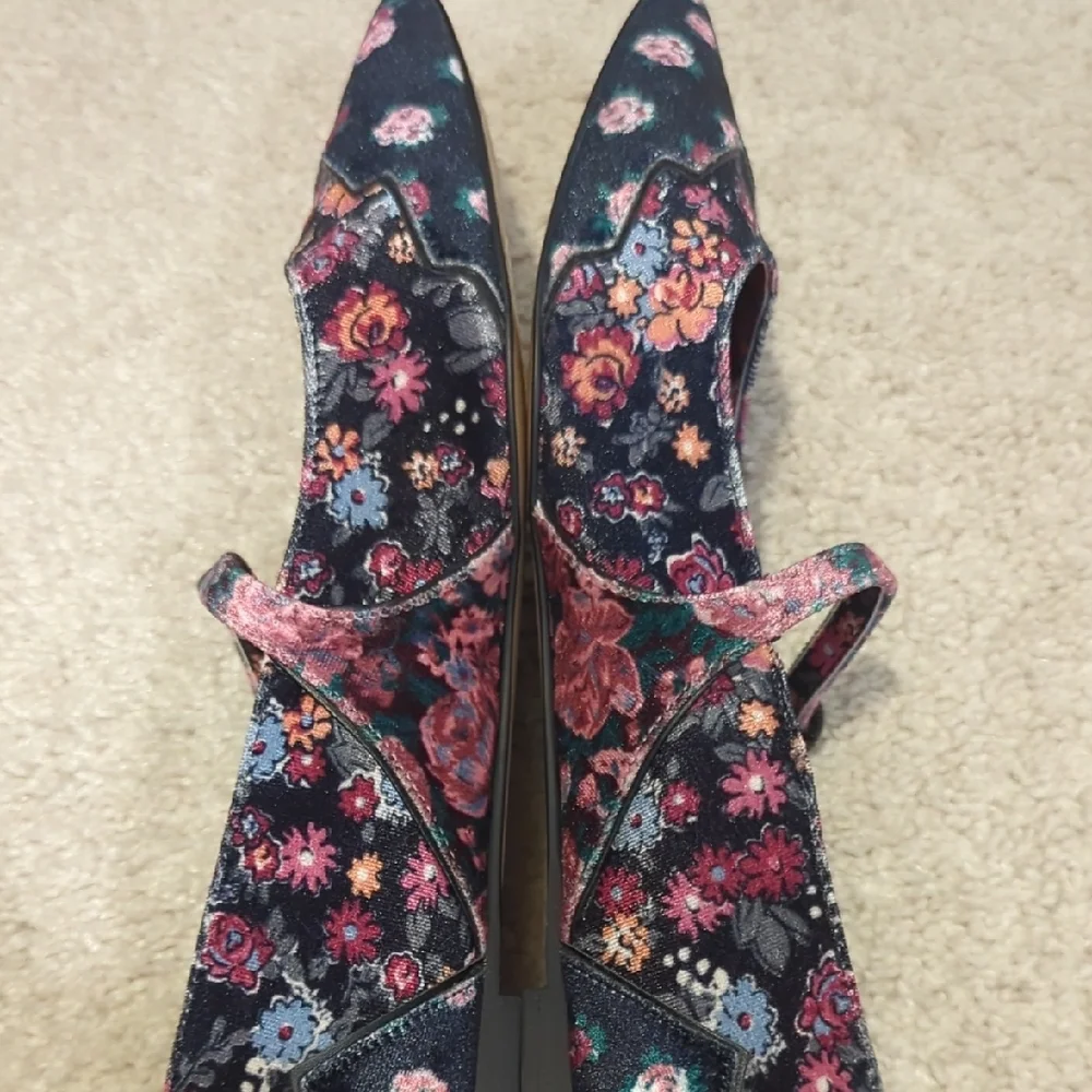 Coach X Tabitha Simmons Multicolor Size 8 Floral Flats - Picture 6 of 13